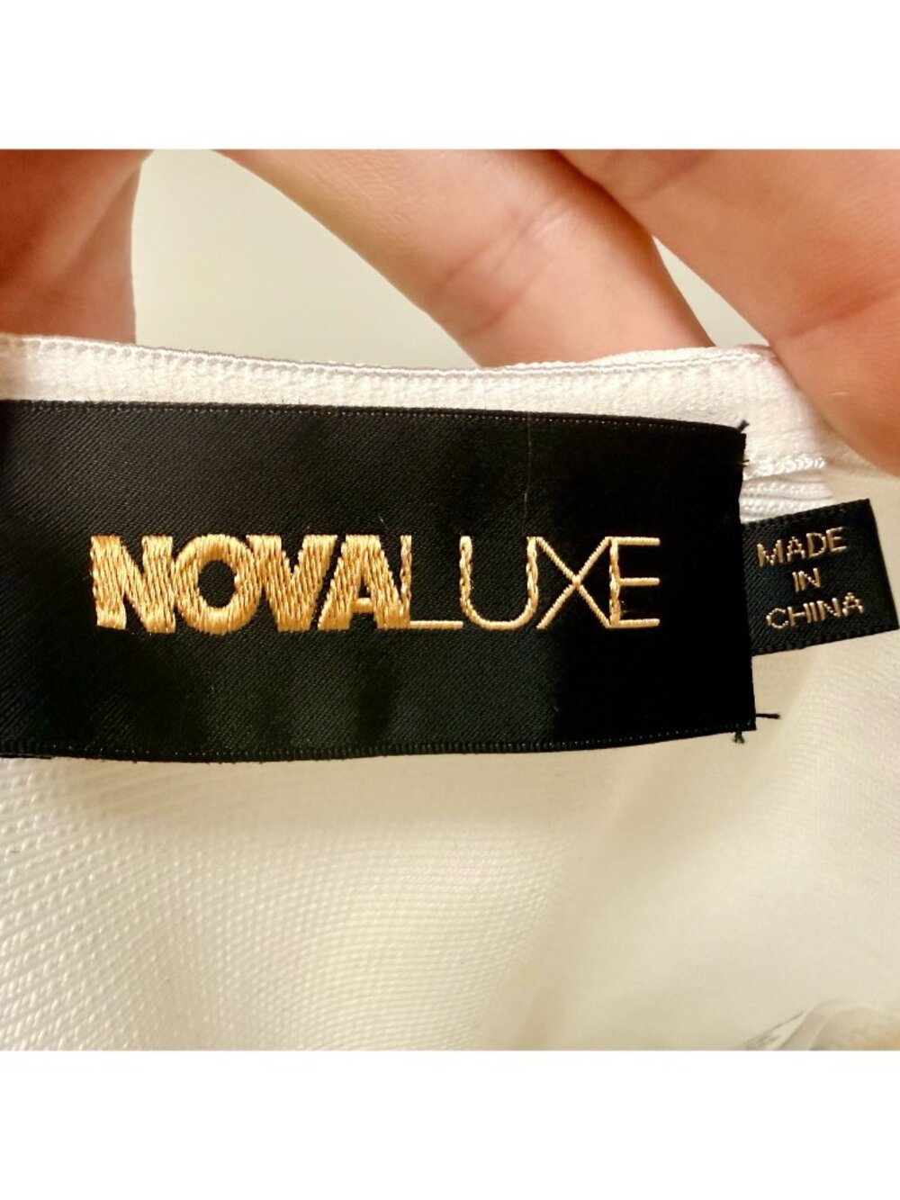 Fashion Nova LUXE - Strapless Bandage Mini Dress - White/Floral - Large - Picture 7 of 11